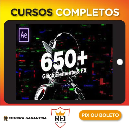 [PACK] Videohive: 650+ Glitch Elements - VCGMotion [INGLÊS]