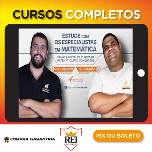 Concursos102.webp Módulo Matemática: Matemática Pra Passar - Renato Oliveira e Marcão