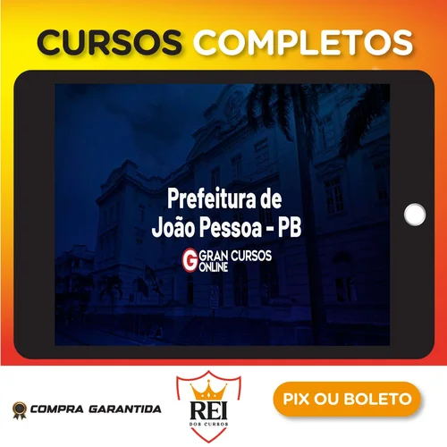 Prefeitura de João Pessoa PB: Farmacêutico (Pós Edital) - Gran Cursos Online