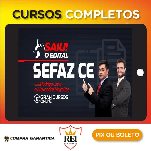 Concursos149.webp SEFAZ CE: Analista Jurídico - Gran Cursos Online