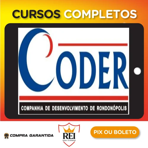 CODER: RondonópolisMT - Auxiliar de Escritório em Geral (Pós-Edital) - Gran Cursos Online