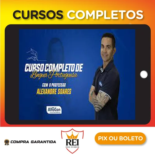 Concursos86.webp Língua Portuguesa - Alexandre Soares (AlfaCon)
