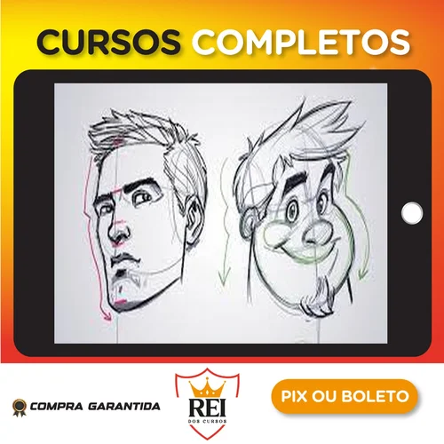 Desenho32.webp Introdução ao Desenho: Rosto, Expressões e Estilização! - Guilherme Freitas