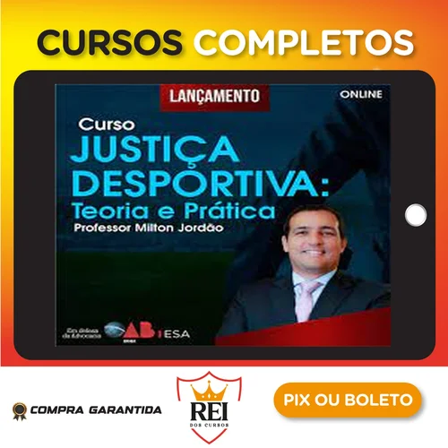Direito11.webp Curso Justiça Desportiva (teoria e prática) - Milton Jordão