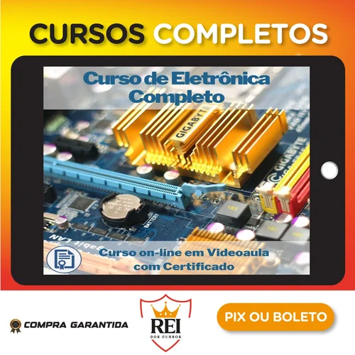 Eletronica11.webp Curso de Eletronica em 5 Dvd (Video Aula) - Autor Não Informado