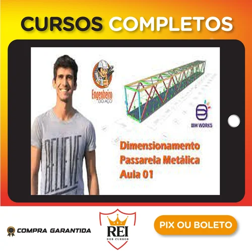 Dimensionamento de Passarela Metálica 25M - Ítallo Bernardo