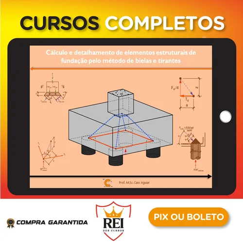 Engenharia19.webp Cálculo e Detalhamento de Elementos Estruturais de Fundação pelo Método de Bielas e Tirantes - Caio Aguiar