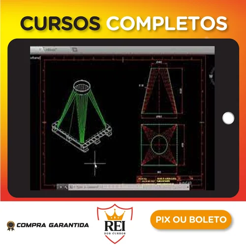 Engenharia225.webp Traçado de Caldeiraria Essencial CAD 2D e 3D - Render