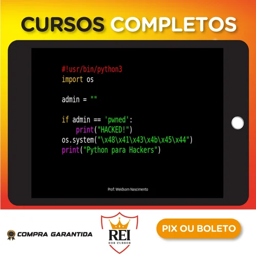 Hacker121.webp Python para Hackers - Weidsom Nascimento