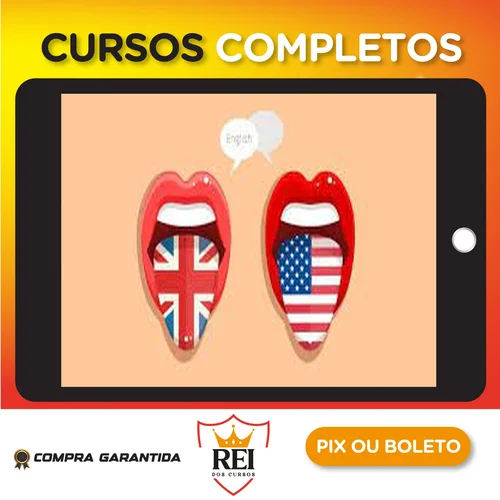 Idiomas107.webp Pronúncia Perfeita de Inglês Britânico e Americano - Rebeca Gonçalves