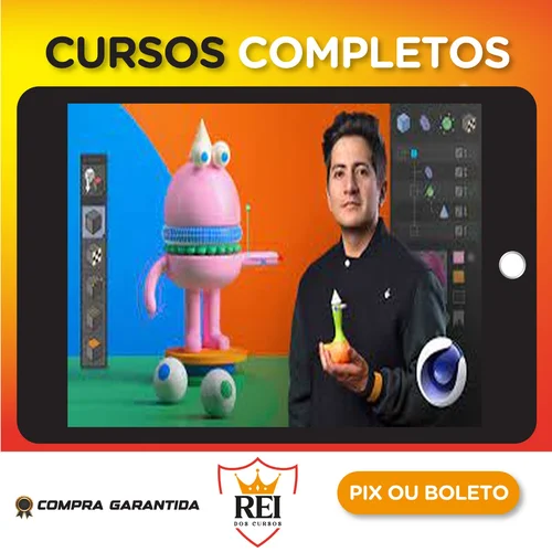 Cinema 4D Para la Creación de Personajes - Domestika [ESPANHOL]