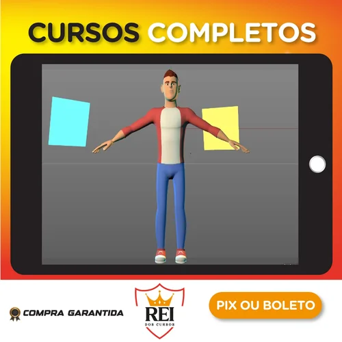 Modelagem27.webp Curso de Cinema 4D (Criando Personagem) - Héber Simeone