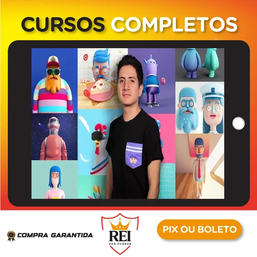 DOMESTIKA: Design de Personagens no Cinema 4D: do Esboço à Impressão 3D - Aarón Martínez [ESPANHOL]