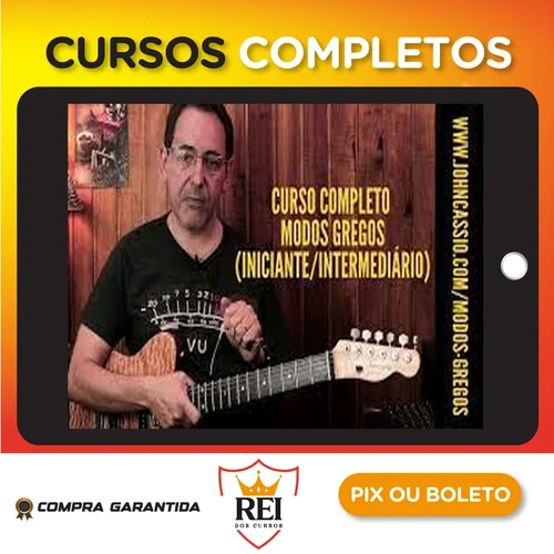 Musica34.webp Curso Completo de Modos Gregos para Guitarra - John Cassio