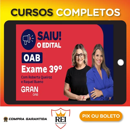 concursoseptember2.webp 1ª Fase OAB XXXIX 39º Exame: Preparação Total - Gran Cursos Online